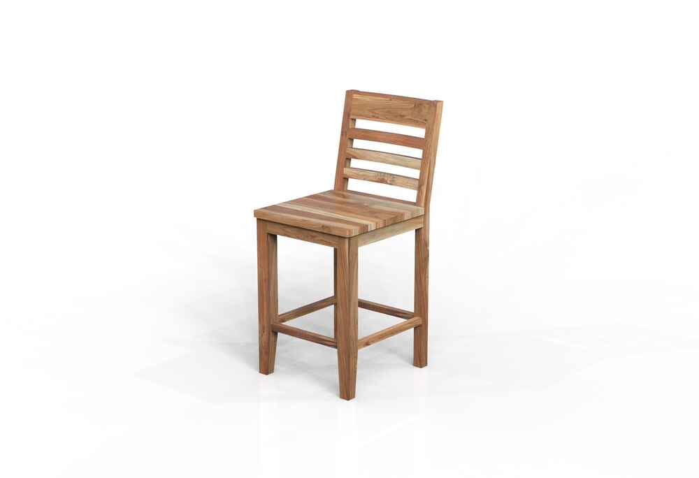 Malcolm Acacia Ladderback Counter Stool - Natural